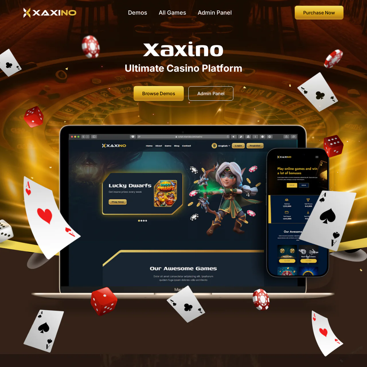Xaxino - Ultimate Casino Platform