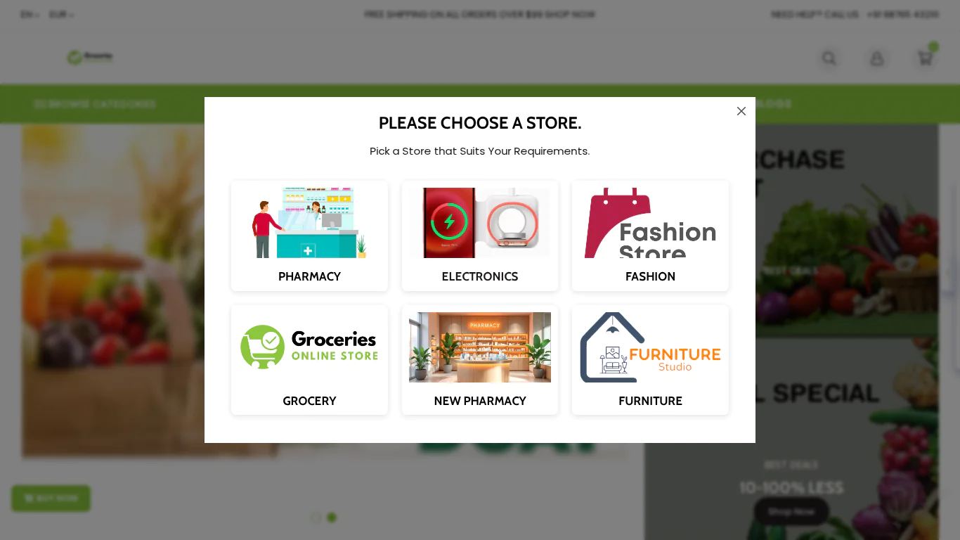 eShop Plus - Multi Vendor eCommerce, Multi Module Website in Laravel