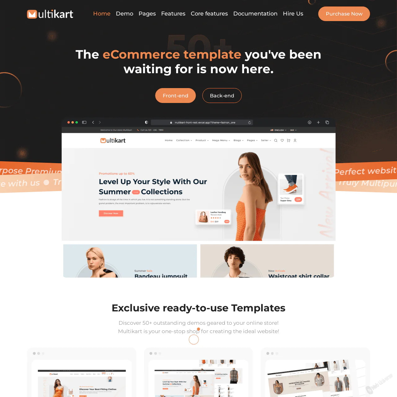 Multikart - Single or Multivendor eCommerce with Angular & Laravel REST API